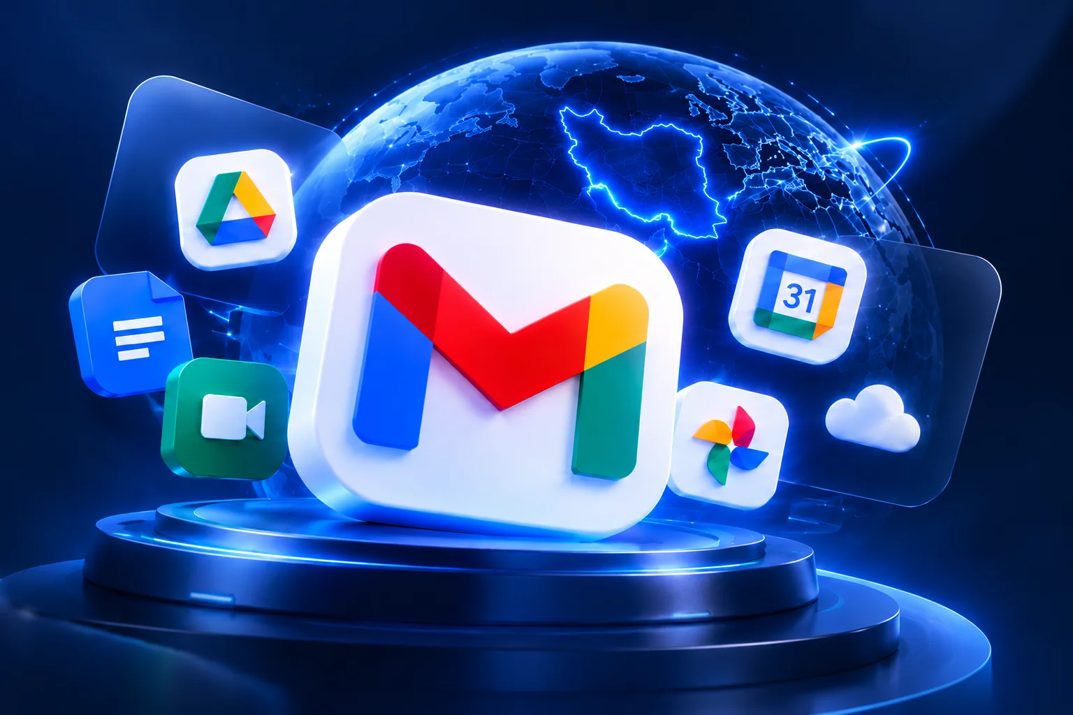 سرویس Gmail وب‌ران